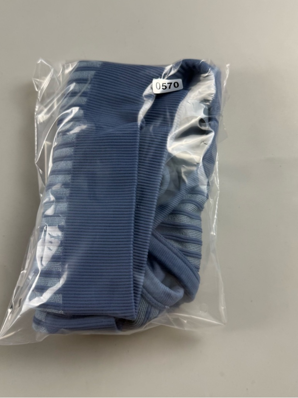 Aerie Real Good Ribbed Strappy Bralette Bra Blue XL - Picture 7 of 7